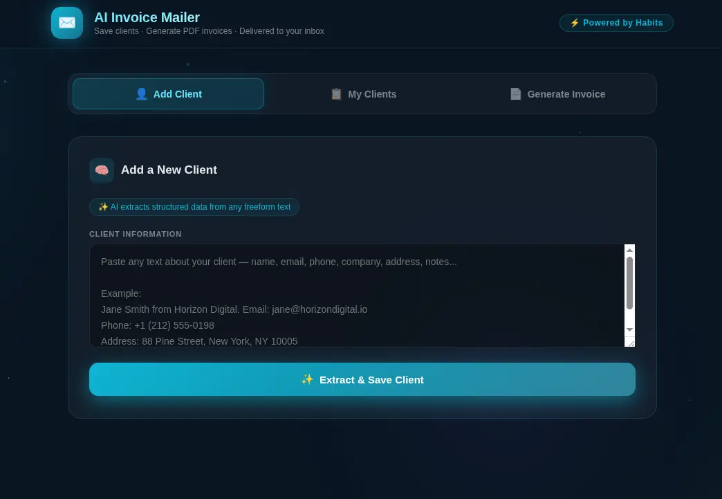 AI Invoice Mailer