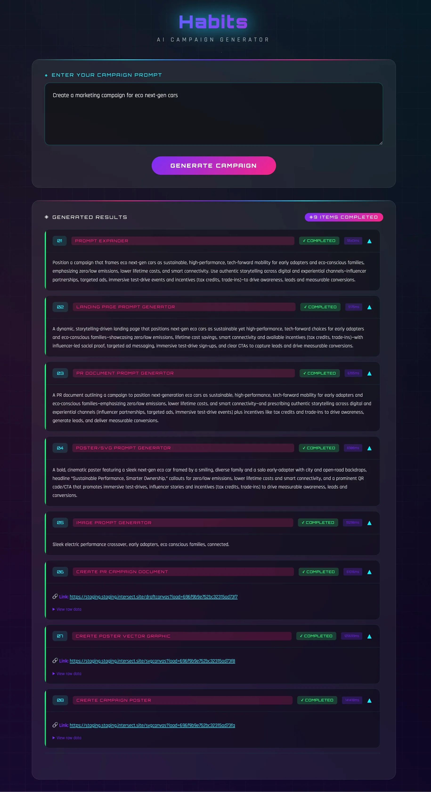 Marketing Campaign Generator